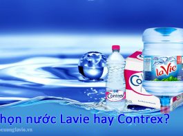 Chọn nước Lavie hay Contrex