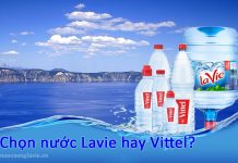 Chọn nước Lavie hay Vittel
